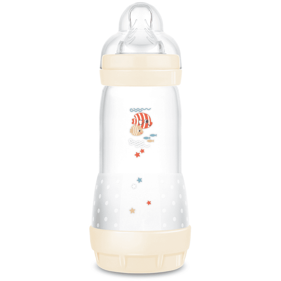 MAM Babyflasche Easy Start Anti-Colic 320 ml ab 0 Monaten, Clownfisch