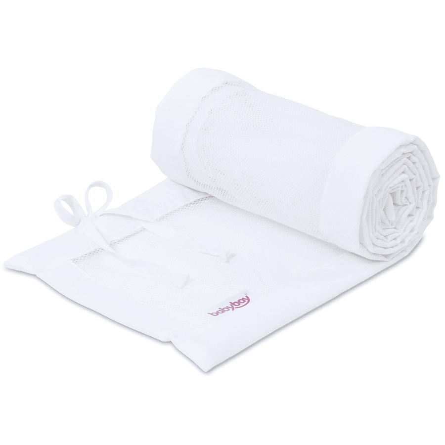 babybay® nido malla piqué apto para Boxspring modelo XXL blanco