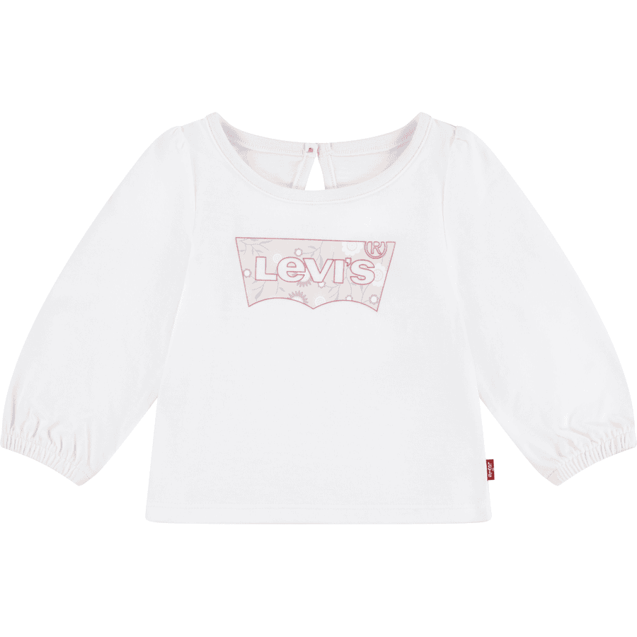 Bright Koszula z długim rękawem Levi's® BATWING PUFF - White 