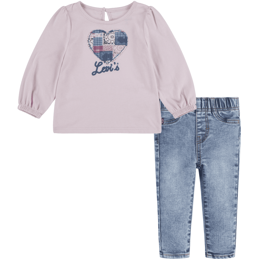 Levi's® Puff skjorte-jeansesett Lotus 