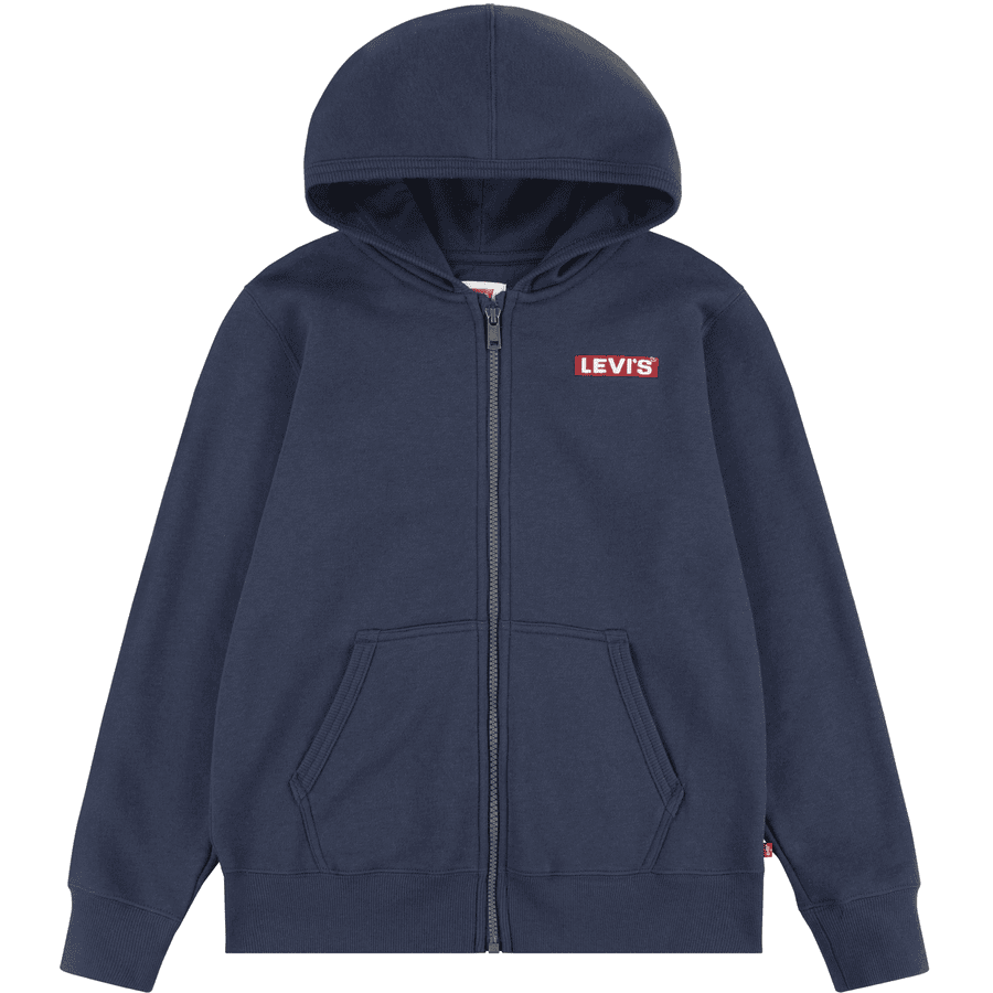 Sudadera Levi's® Boxtab con cremallera completa- Dress Blues