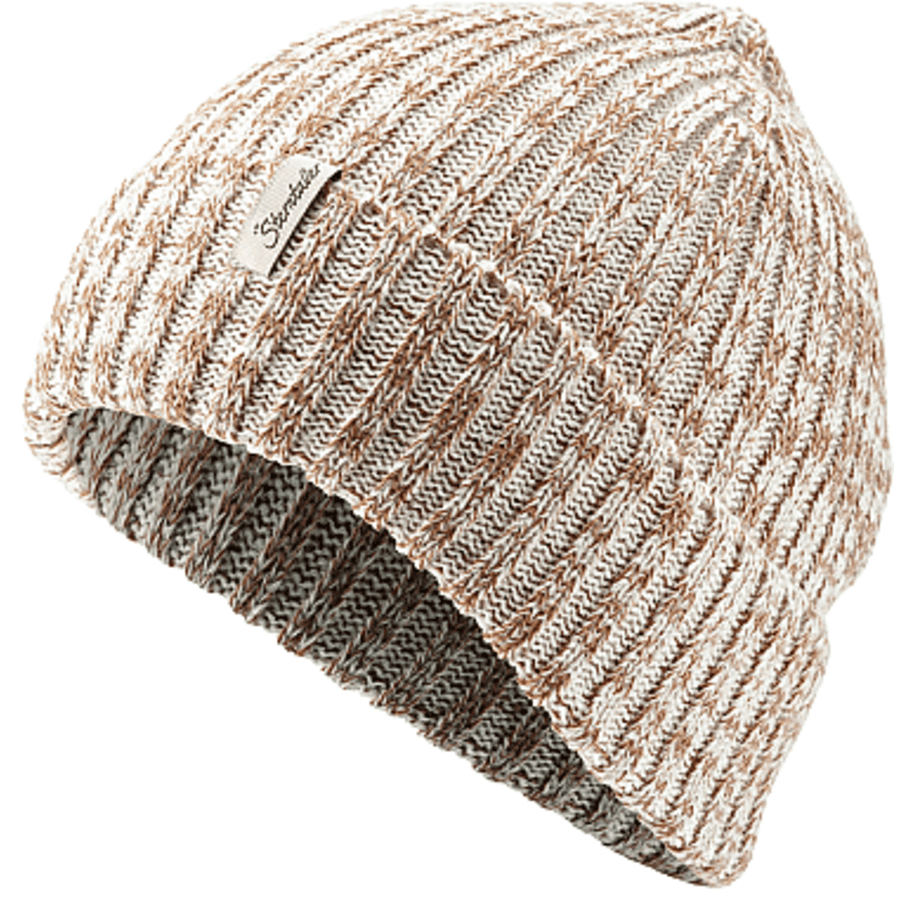 Sterntaler Cappello in maglia marrone melange 