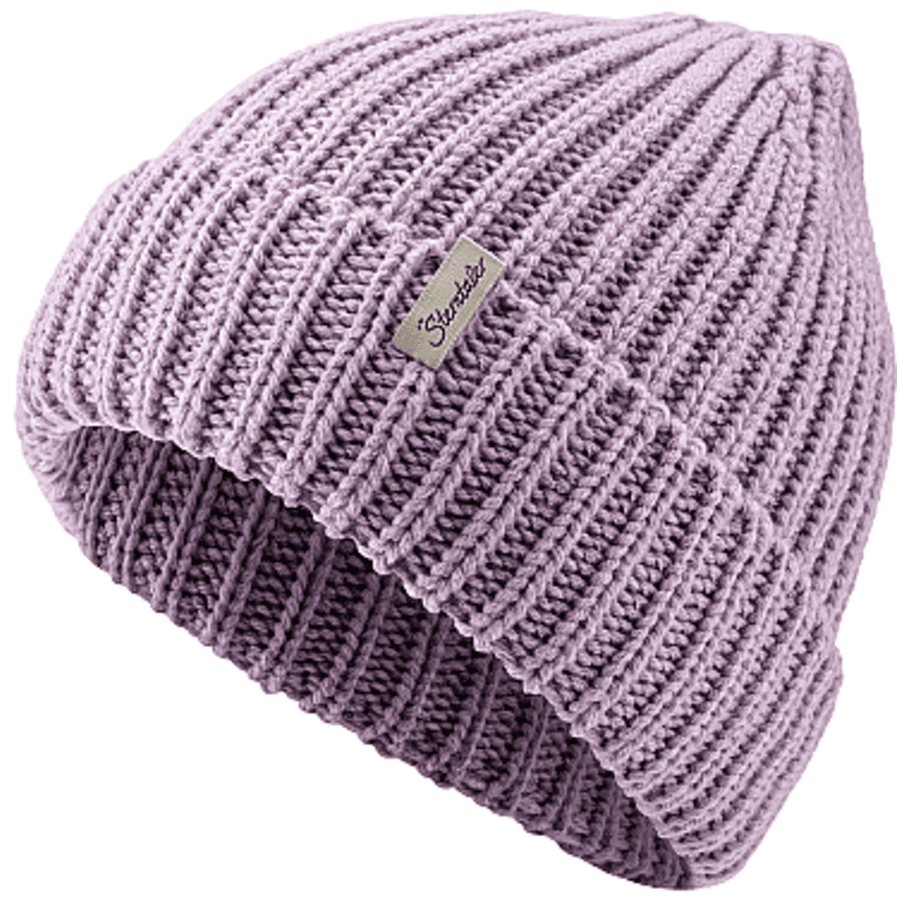 Sterntaler Bonnet tricoté enveloppe lilas 