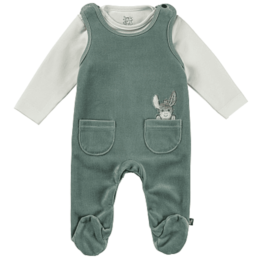 Sterntaler Rompers set Nicki Emmi stone green 