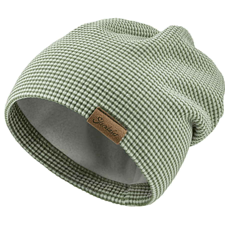 Sterntaler Beanie rib mat groen 