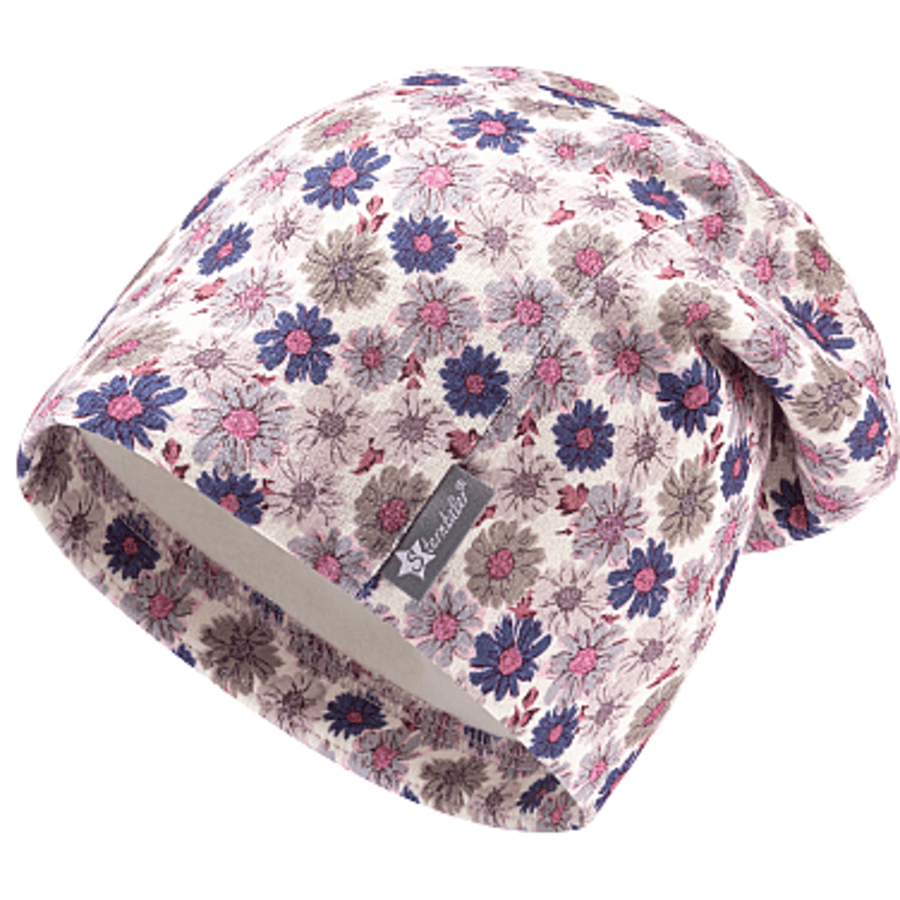 Sterntaler Bonnet à pois violet pâle