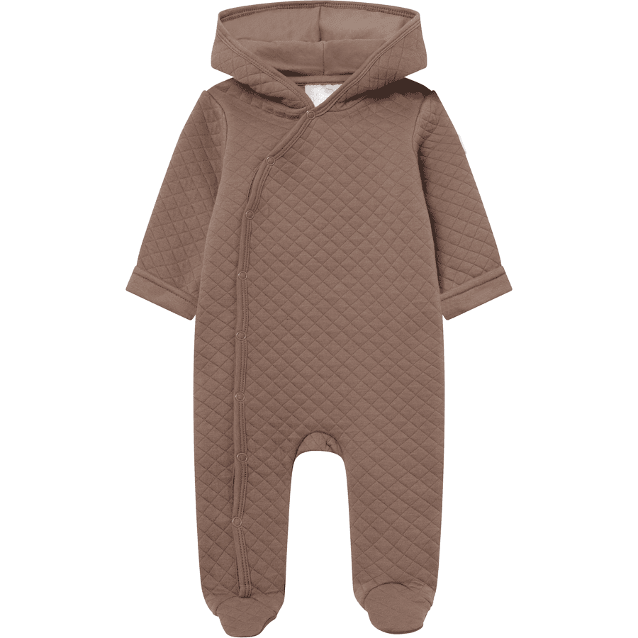 kindsgard Baby overall vaffel bruin