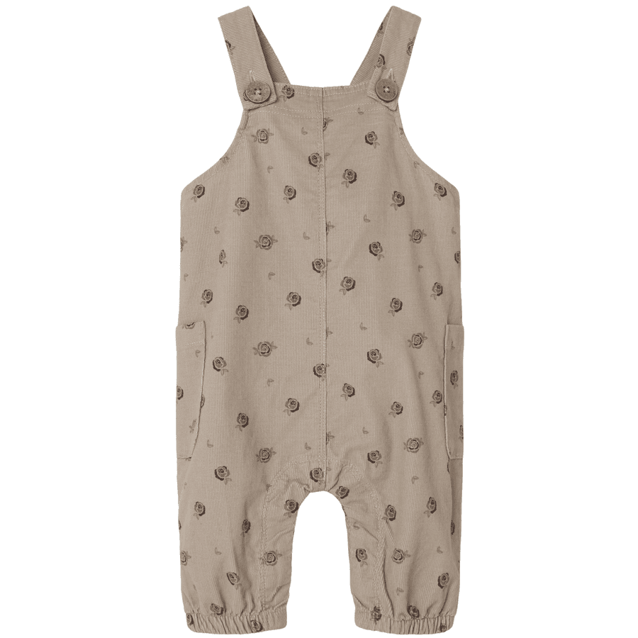 Lil'Atelier Cord Dungarees Nbfnola Gray Morn