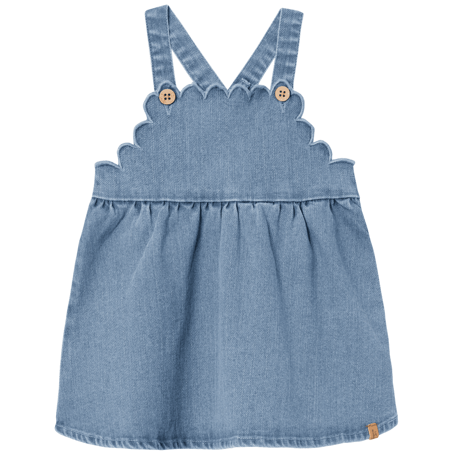 Lil'Atelier Latzkleid Nbfokaja Medium Blue Denim