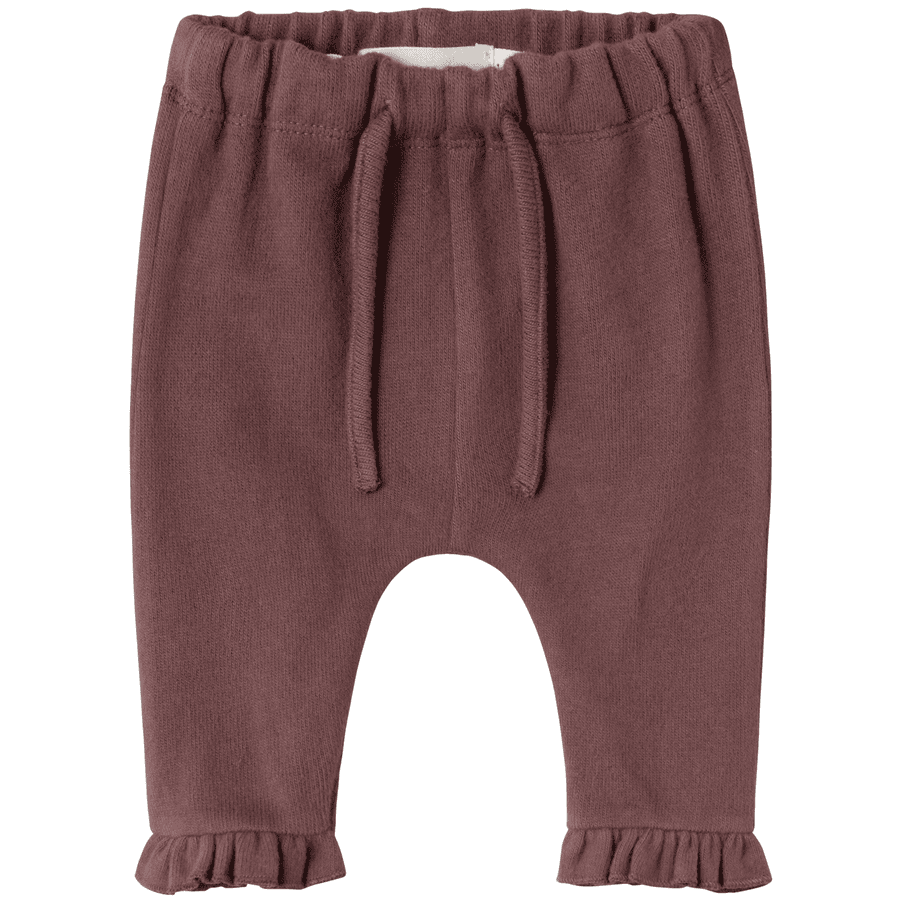 Kalhoty Lil'Atelier Nbfthoro Rose Brown