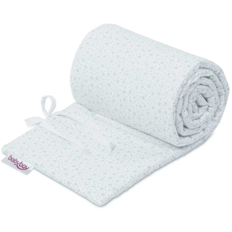 Cotton babybay® hnízdo organic vhodné pro model Boxspring XXL bílé třpytivé hvězdy