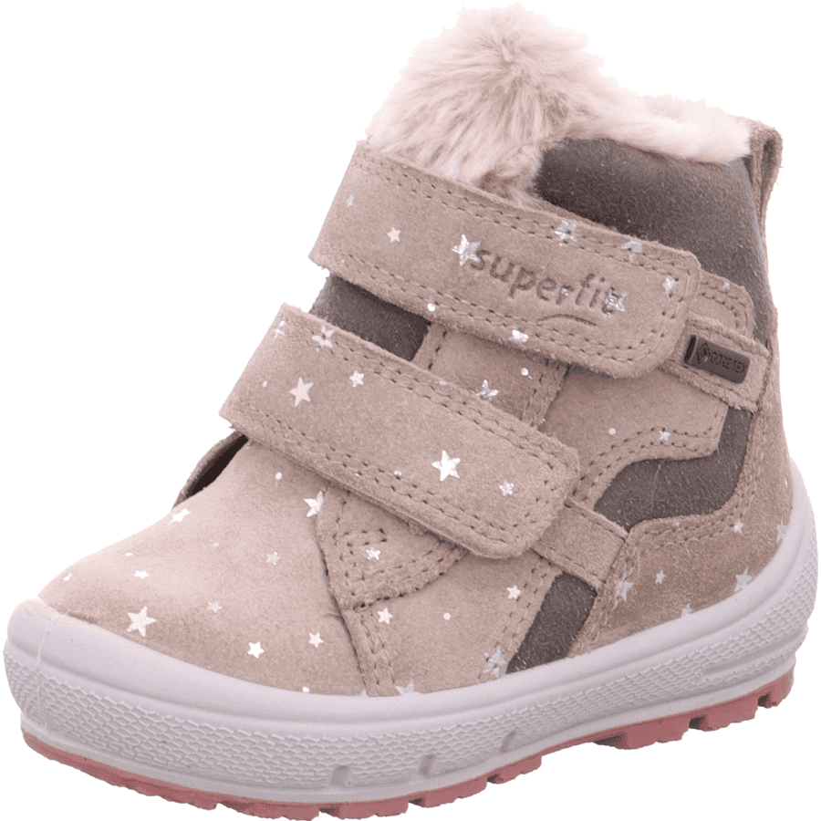 superfit Stivaletti Groovy beige/grigio (larghezza media)