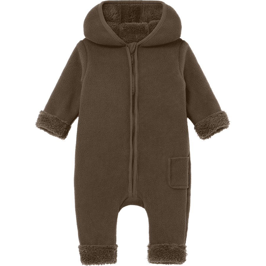 kindsgard Fleece Overall kuddel braun