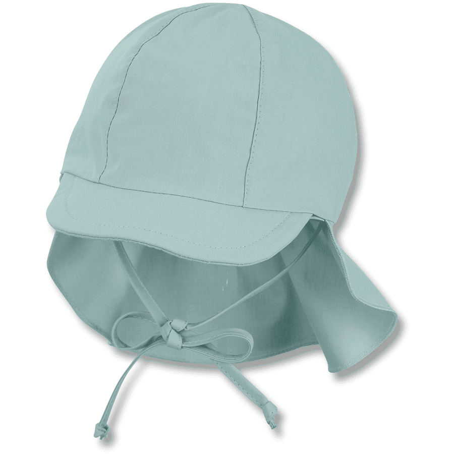 Sterntaler Peaked cap met nekbescherming licht turkoois