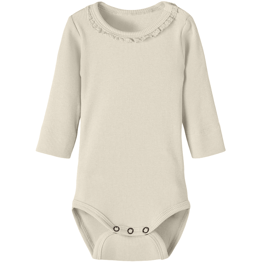 Lil'Atelier pitkähihainen bodysuit Nbfggago Turtledove