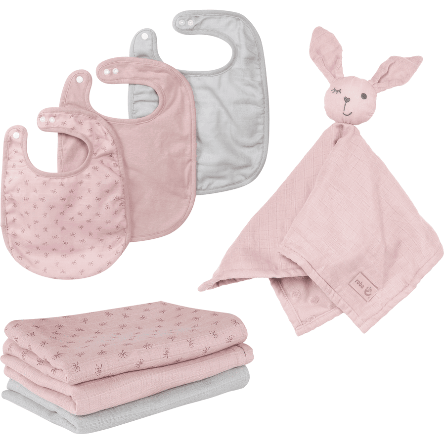 roba Geschenkset Baby Essentials Lil Planet rosa