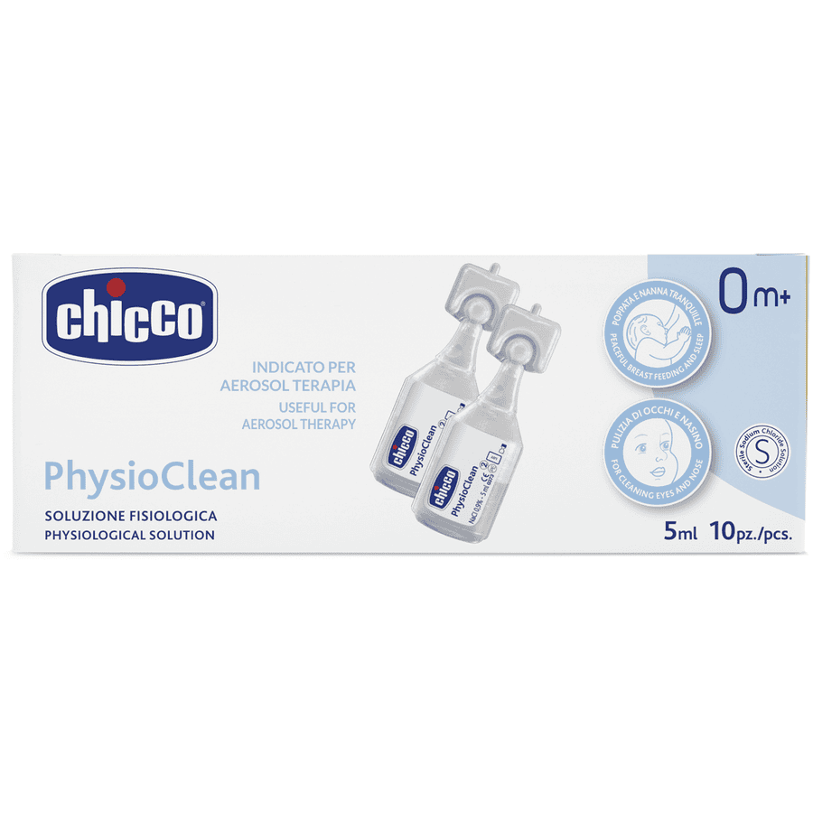 chicco zoutoplossing fysio Clean 10 stuks, 5 ml