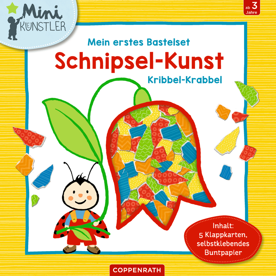 SPIEGELBURG COPPENRATH Mein erstes Bastelset: Schnipsel-Kunst-Kribbel-Krabbel 