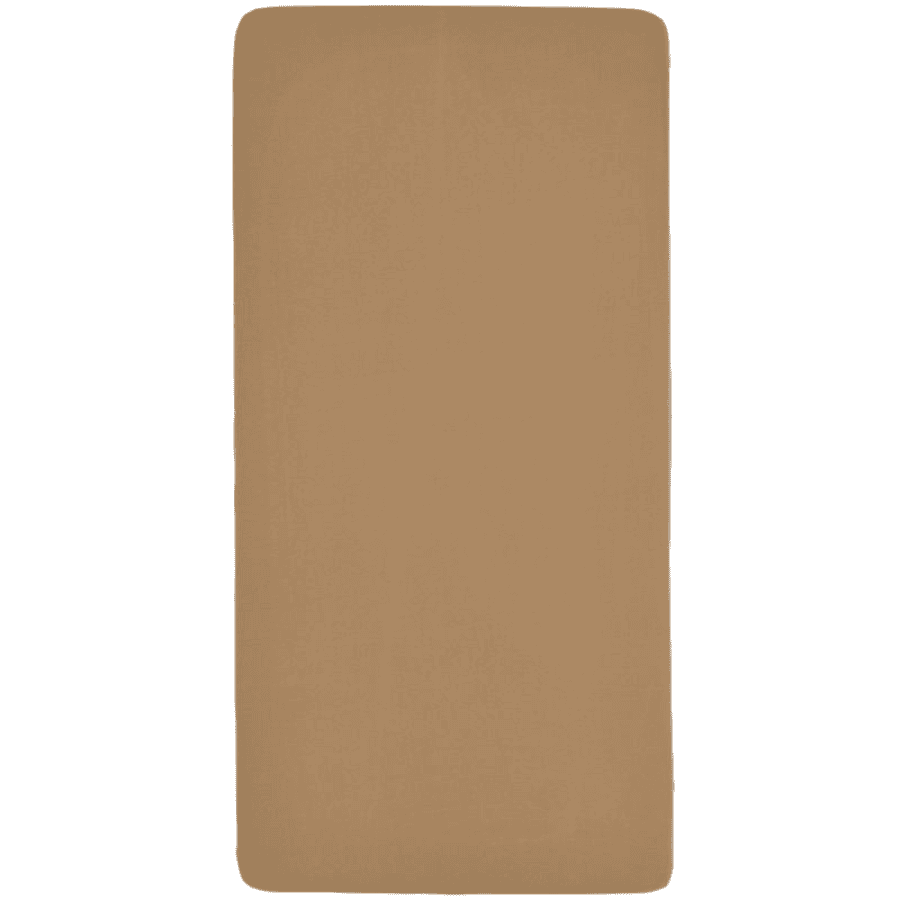Meyco Jersey Fitted Sheet 40 x 80 / 90 Toffee