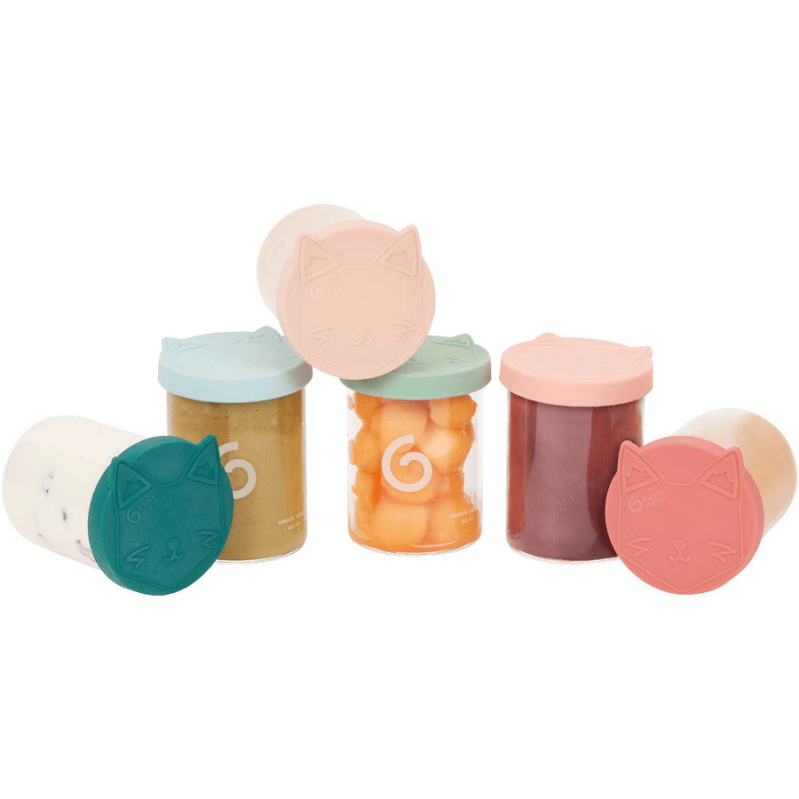 babymoov Opslagcontainers ISY kommen set van 6, 6x 250 ml