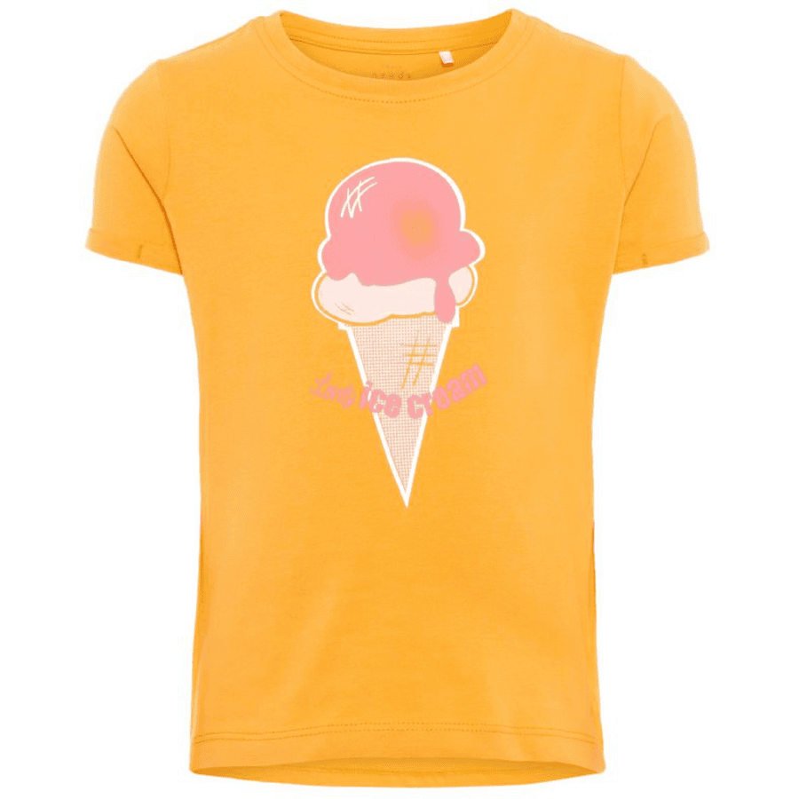 name it Girl s T-Shirt Vixi Cadmiumgeel