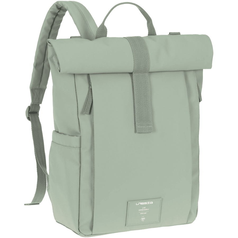 LÄSSIG Zmiana plecaka Rolltop Up Backpack silver green 