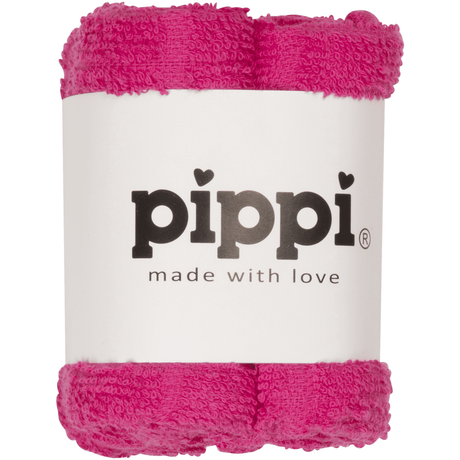 Pippi Waschtücher 4er Pack pink