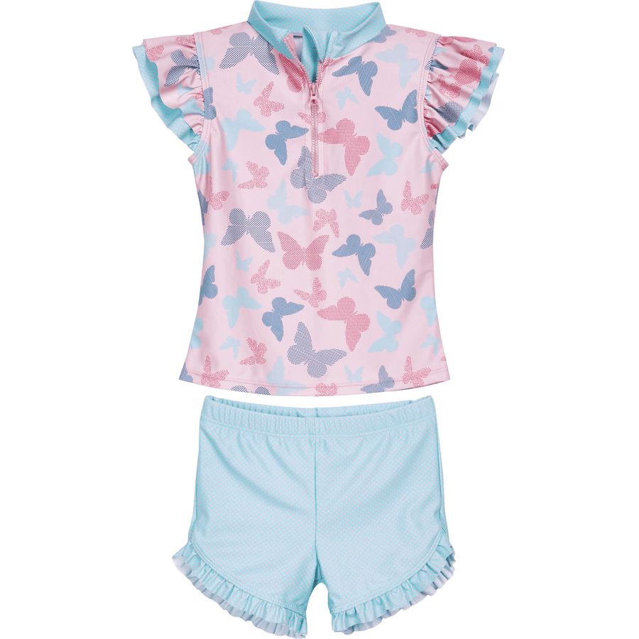 Playshoes Maillot de bain enfant 2 pièces anti-UV papillons