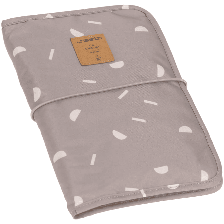 LÄSSIG Bolso cambiador Casual Changing Pouch Blocks taupe
