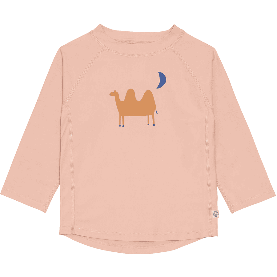 LÄSSIG Camiseta de baño UV rosa camel de manga larga