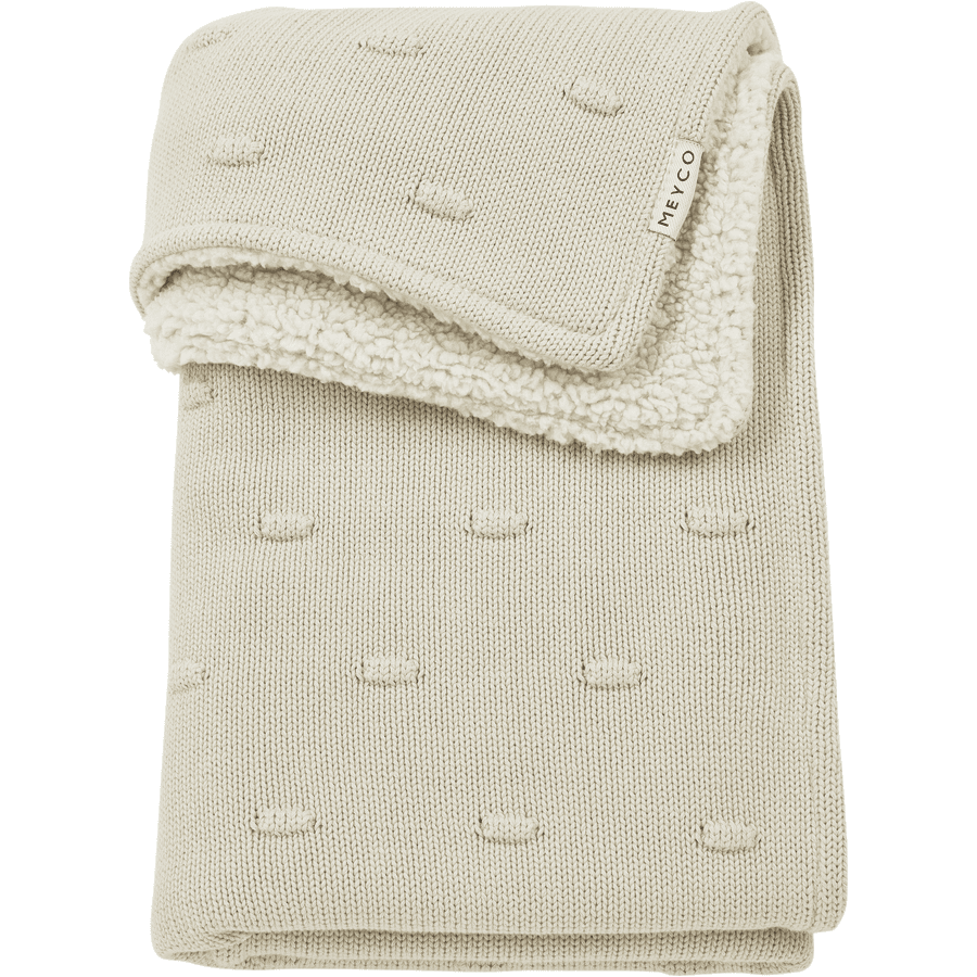 MEYCO Sand Nodi Teddy Morbida coperta per bambini 100 x 150 cm