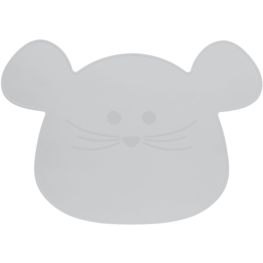 LÄSSIG Silikone dækkeserviet, Little Chums Mouse 