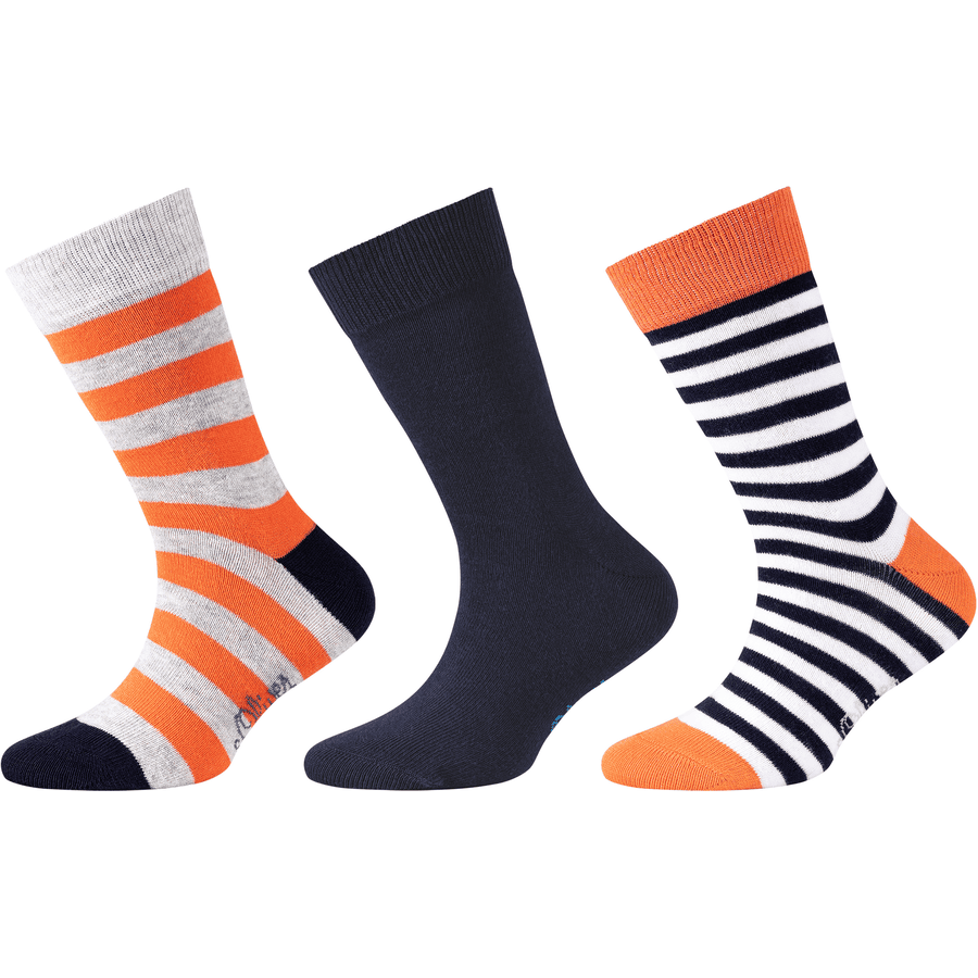 s. Olive r Socks Junior original s økologiske 3-pack ingefær