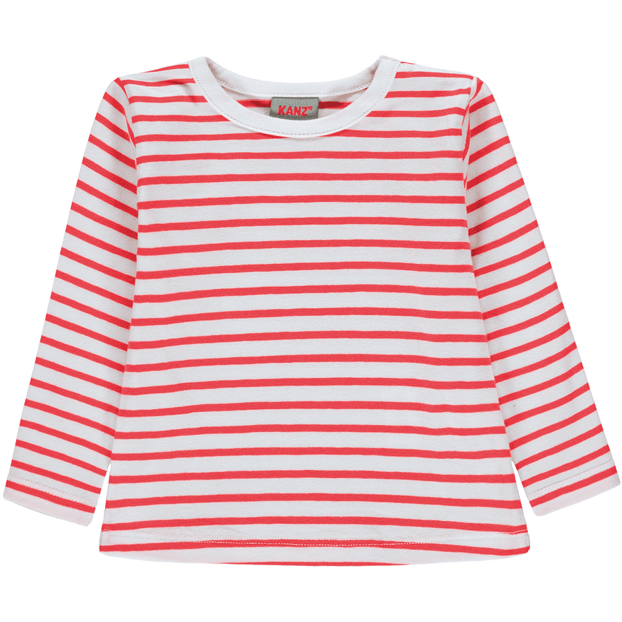 KANZ Girls Langærmet shirt, y / d stripe | flerfarvet ed