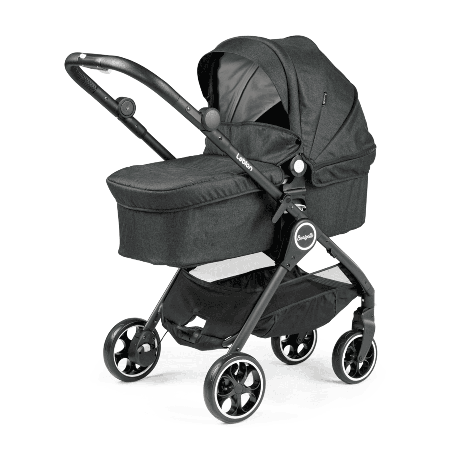 Burigotto Combi Kinderwagen 3-in-1 Leblon Donkergrijs