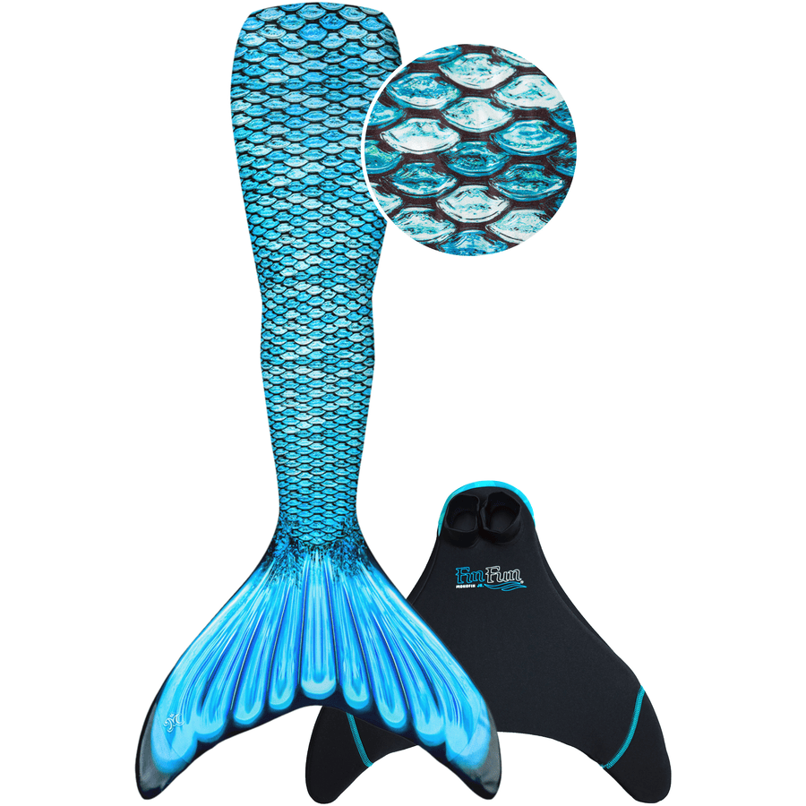 Hračky a sporty XTREM - FIN FUN Mermaid Merm pomáhají s přílivovou zelenomodrá