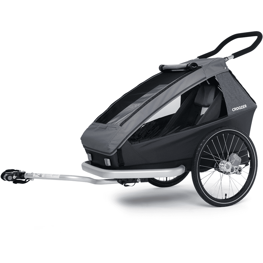 CROOZER Przyczepka rowerowa Kid Keeke 1 Mountain szara