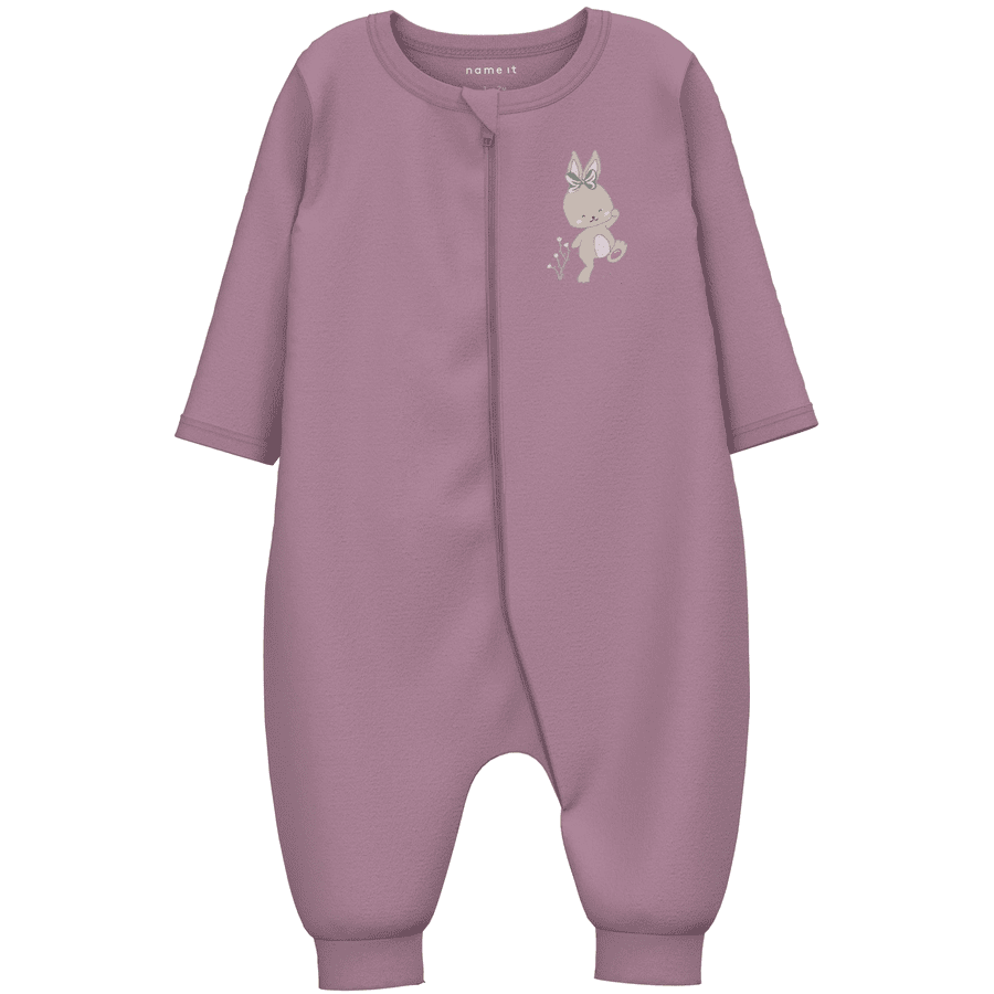 name it Combinaison pyjama bébé Rabbit Orchid Haze