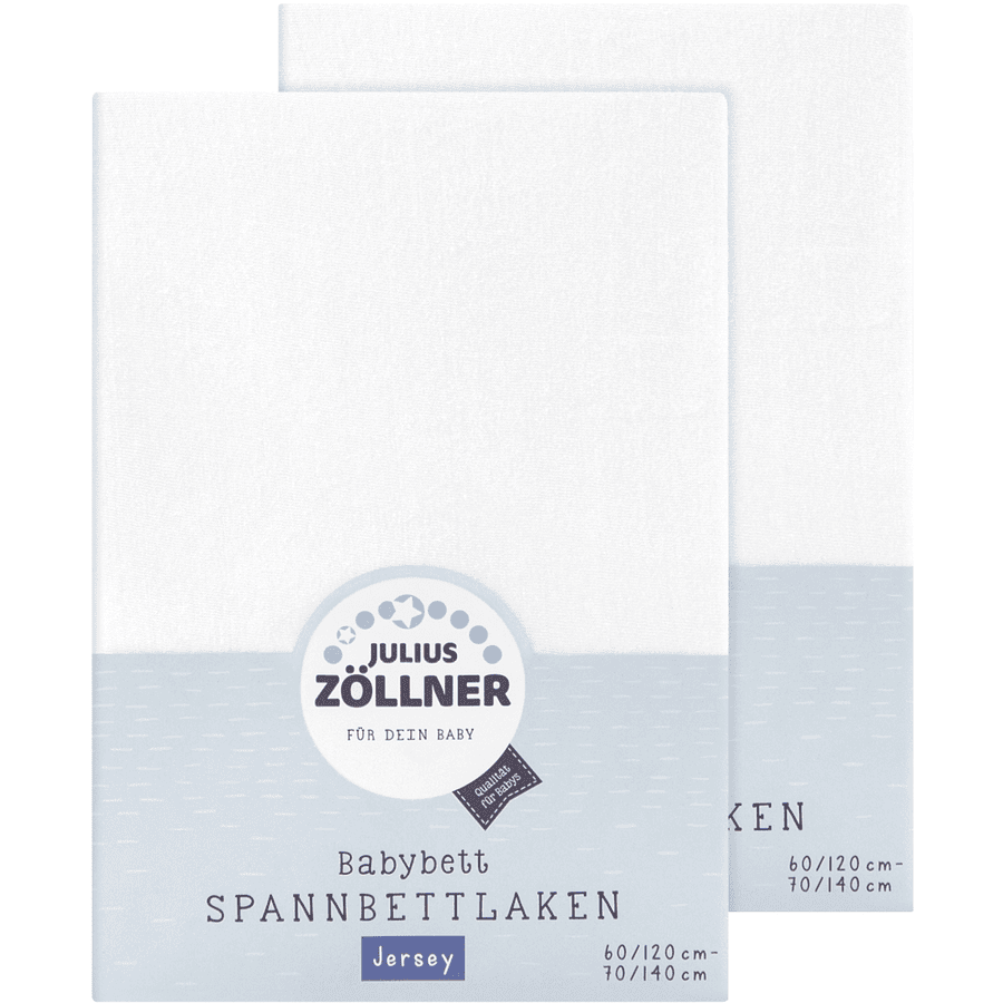 Trapunta Per Bambini Julius Z&ouml;llner - Set Copripiumino E Cuscino, Bianco, Lavabile 60&deg;C