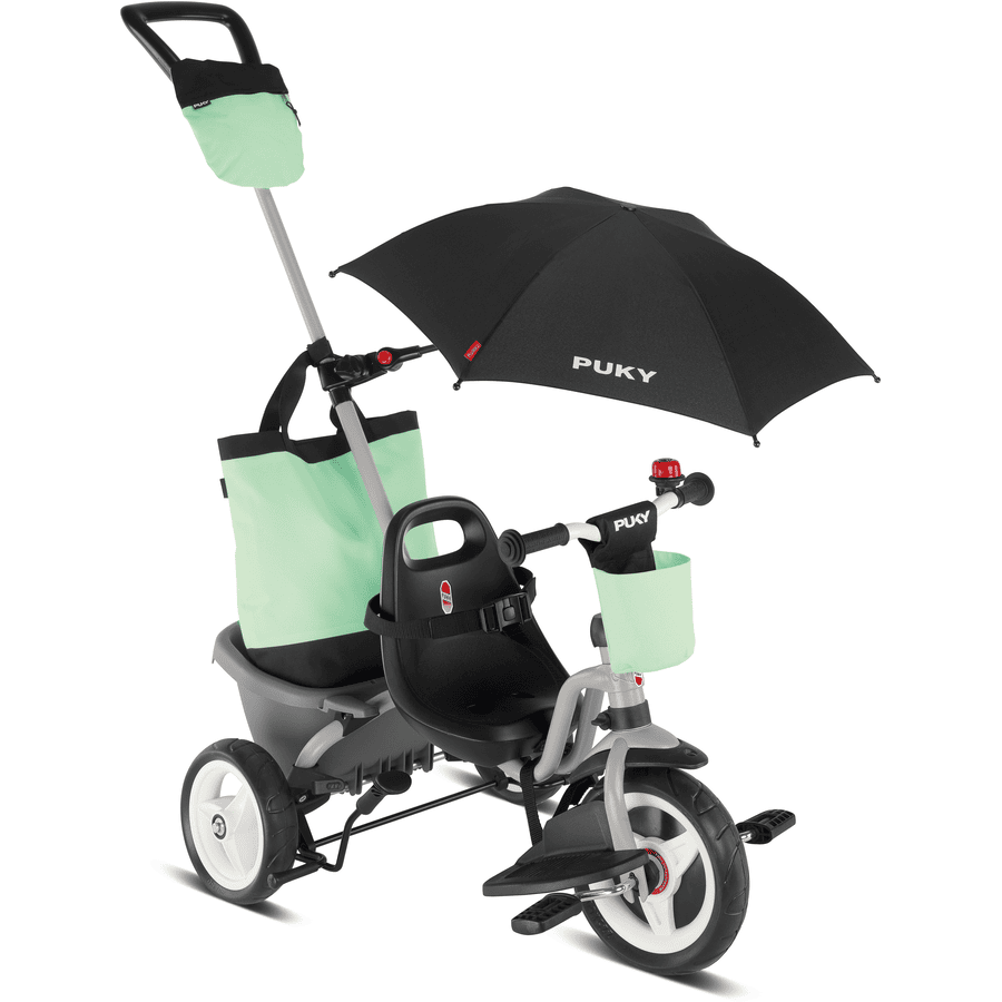 PUKY ® 4 i 1 trehjuling Ceety Comfort, ljusgrå 2440