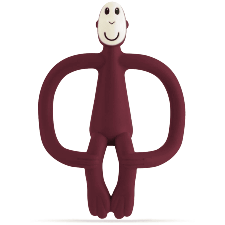  Matchstick Monkey  Bijtring aap Original , wijnrood