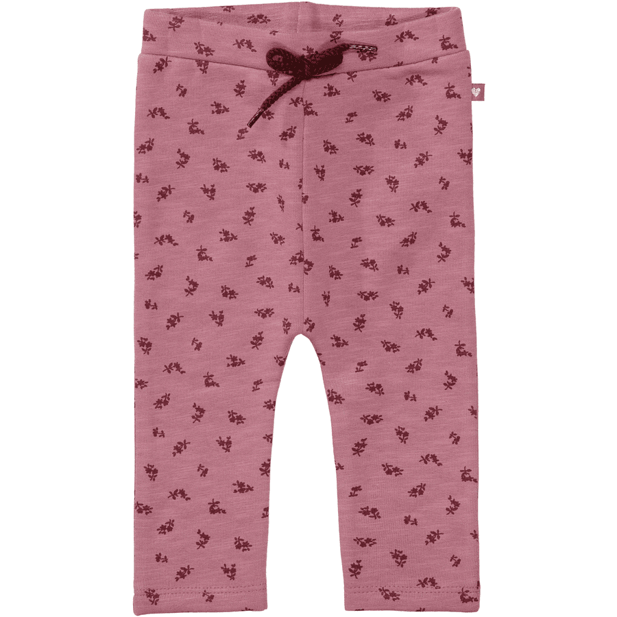 STACCATO Sweatleggings berry gemustert