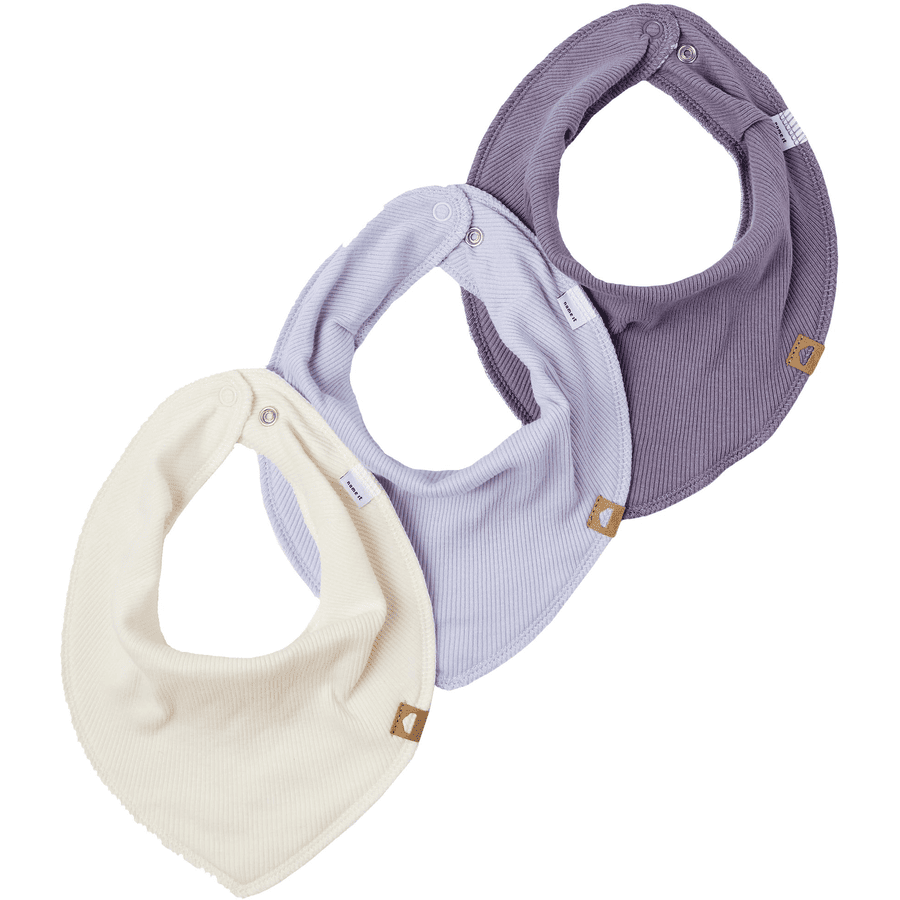 name it Lot de 3 foulards triangulaires Nbfyvetteballie Butter cream 
