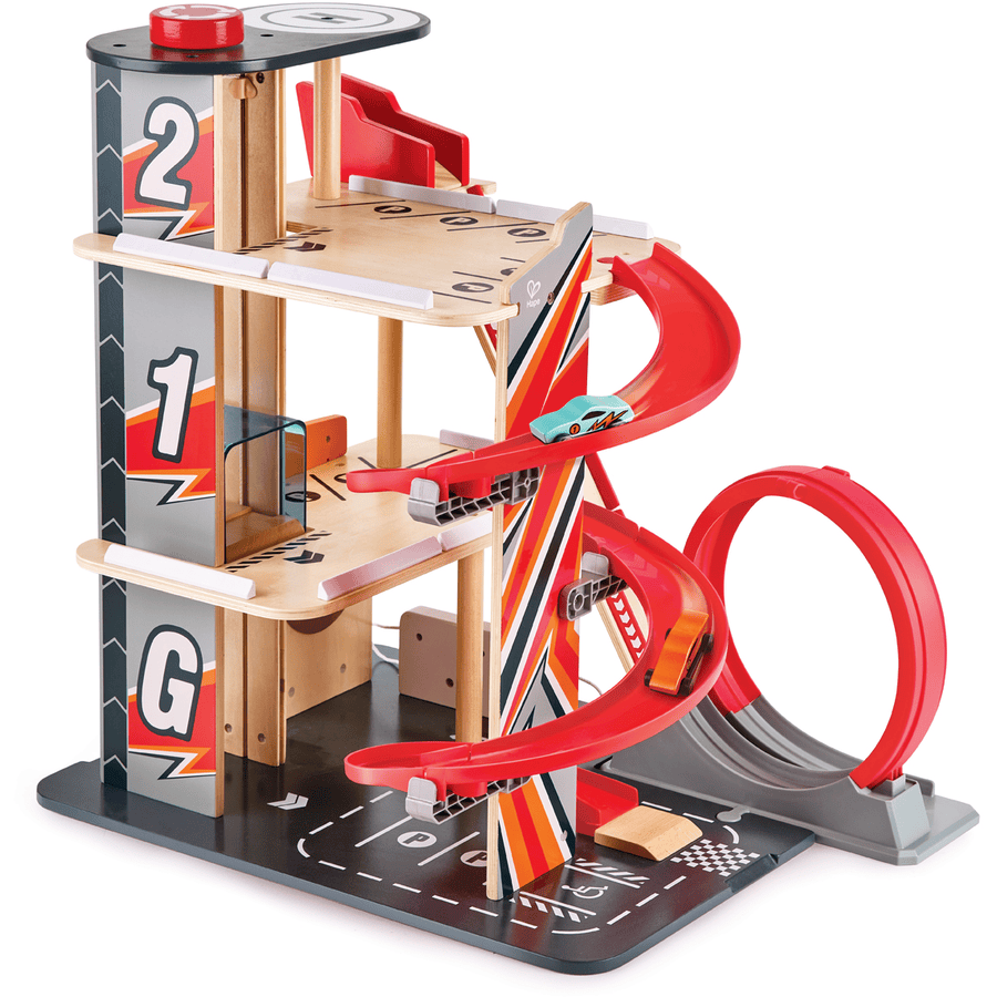 Hape Stuntbaan met lader station 
