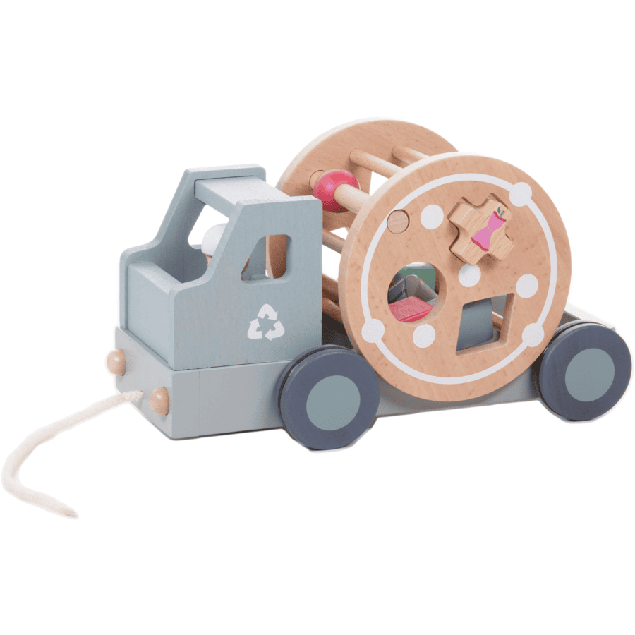 Ever Earth  ® Pull-along recycling Truck - Pastel