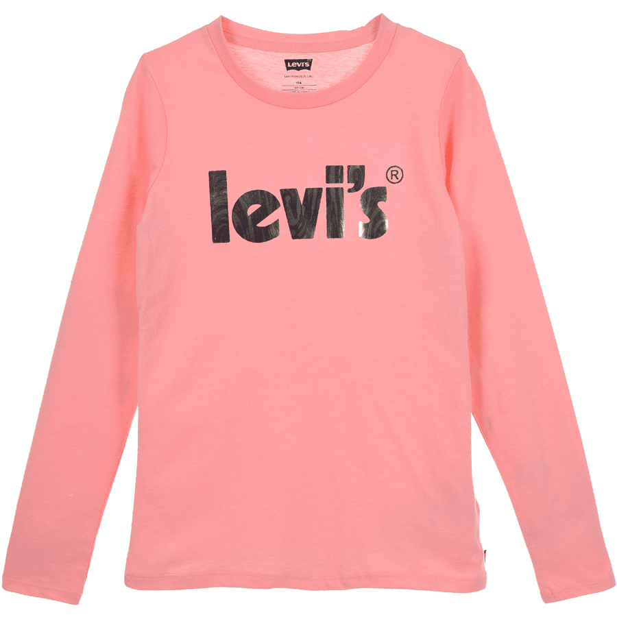 Dětské tričko s dlouhým rukávem Levi's® Peach es n Cream 