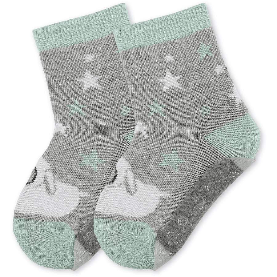 Sterntaler protiskluzové ponožky stříbrná melanže 