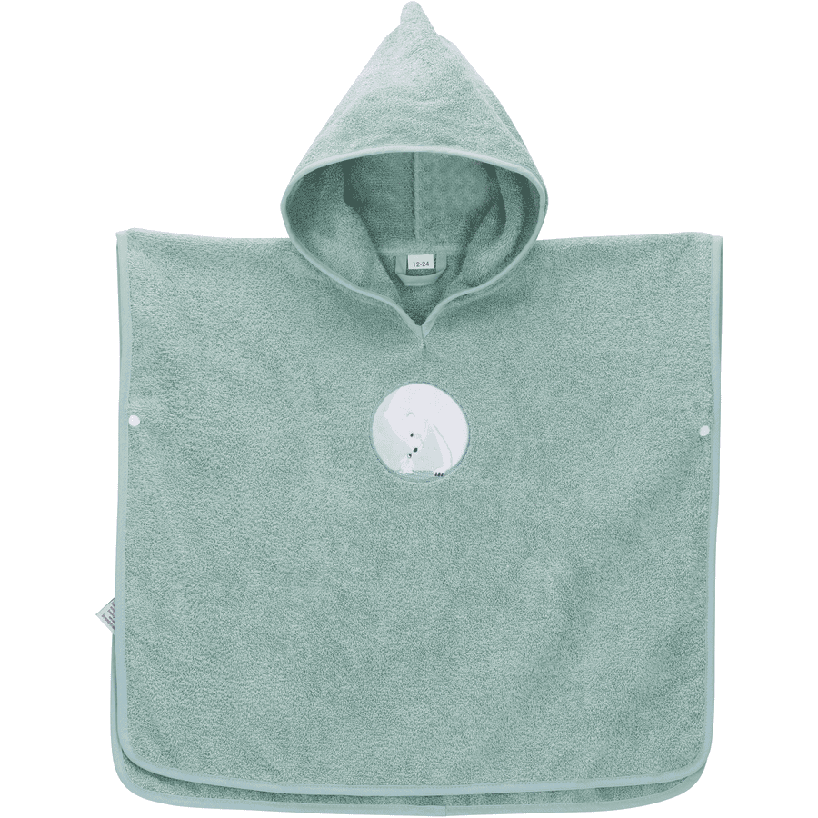 fillikid Ocean Ijsbeer poncho lichtblauw