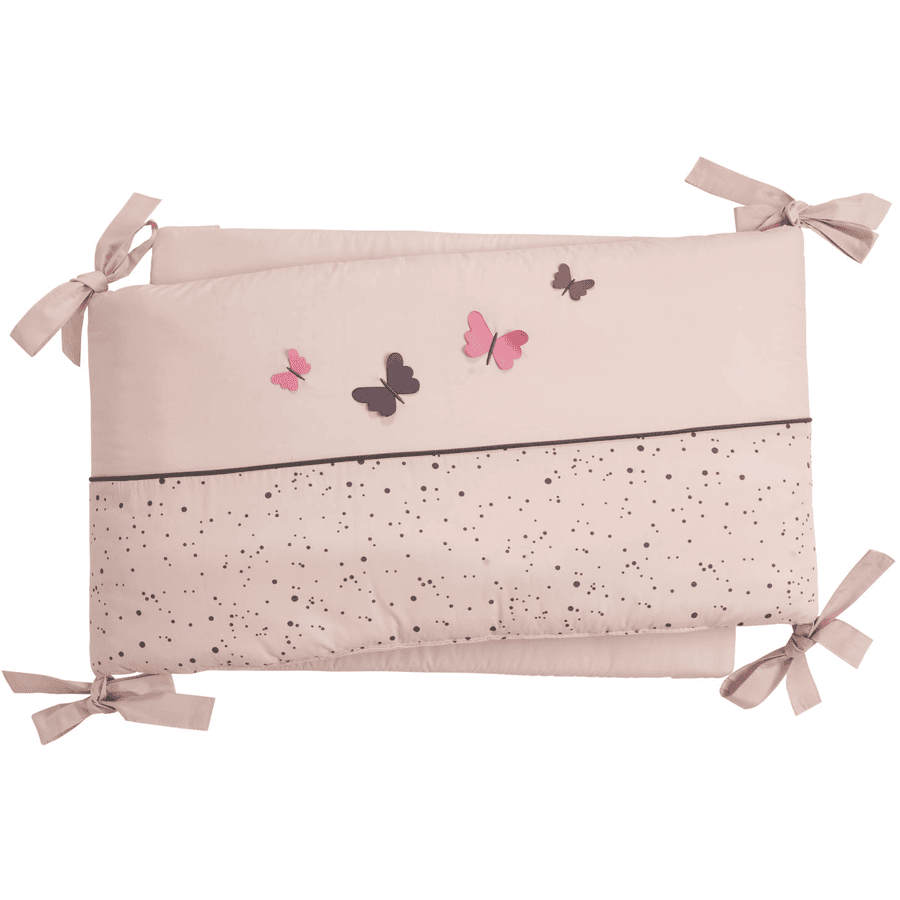 Be Be 's Collection Nest 3D Butterfly Pink 35x190 cm