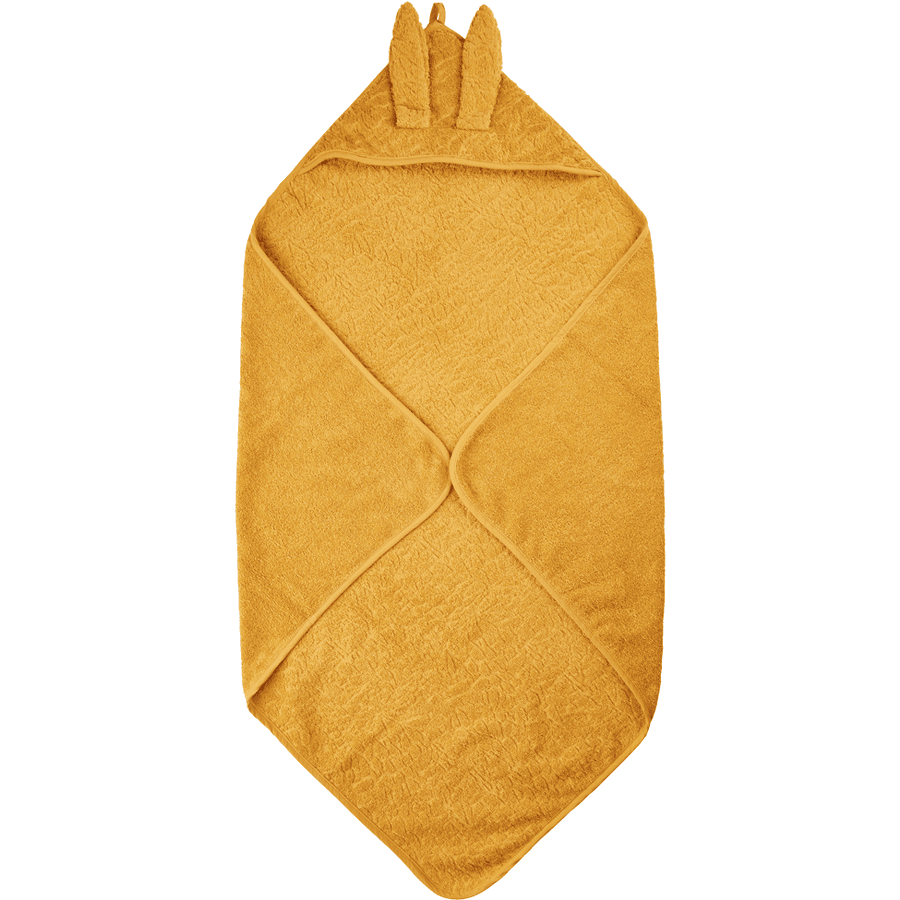 Pippi Ręcznik z kapturem Mineralny Yellow 83 x 83 cm 